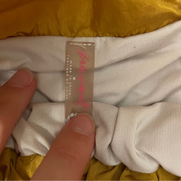 FP Movement by Free People Athletic Shorts High Waisted Mustard Size Medium - Picture 2 of 9